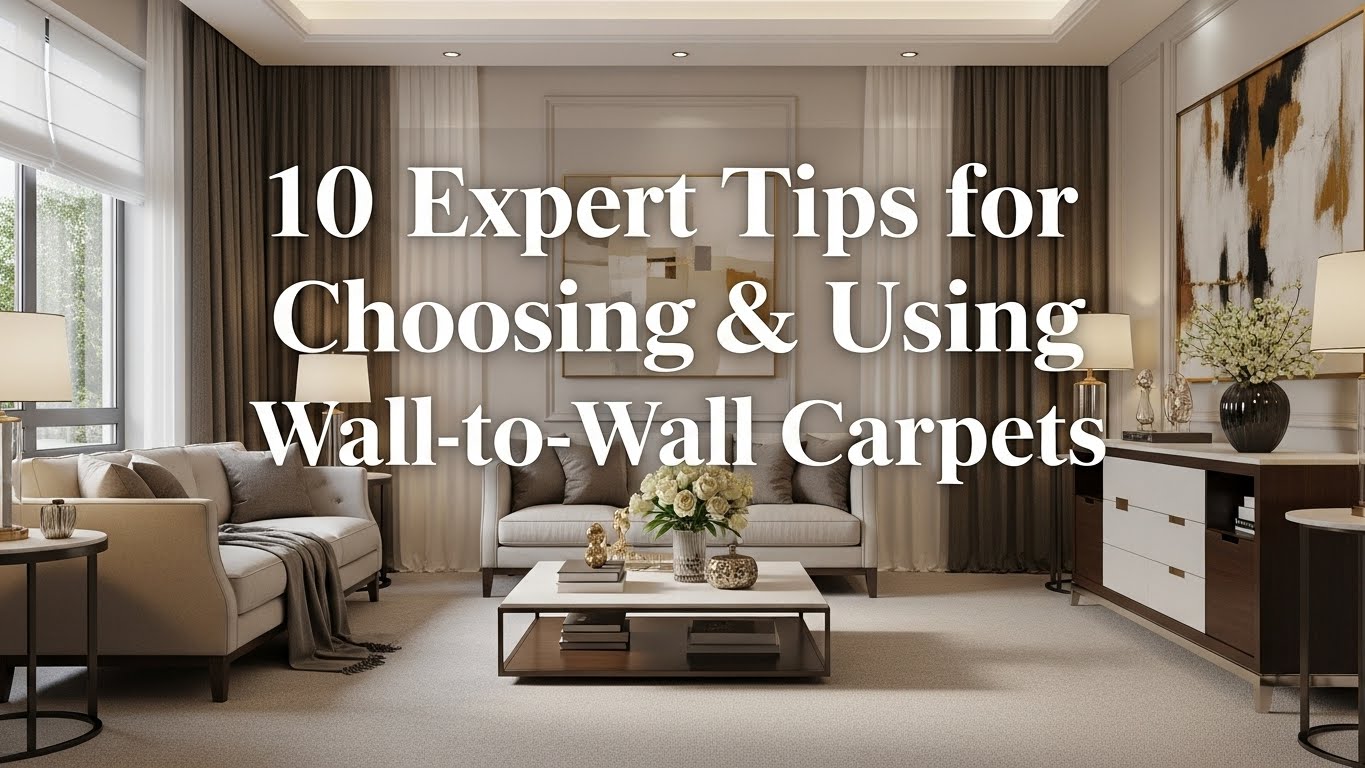 10 Expert Tips for Choosing & Using Wall-to-Wall Carpets
