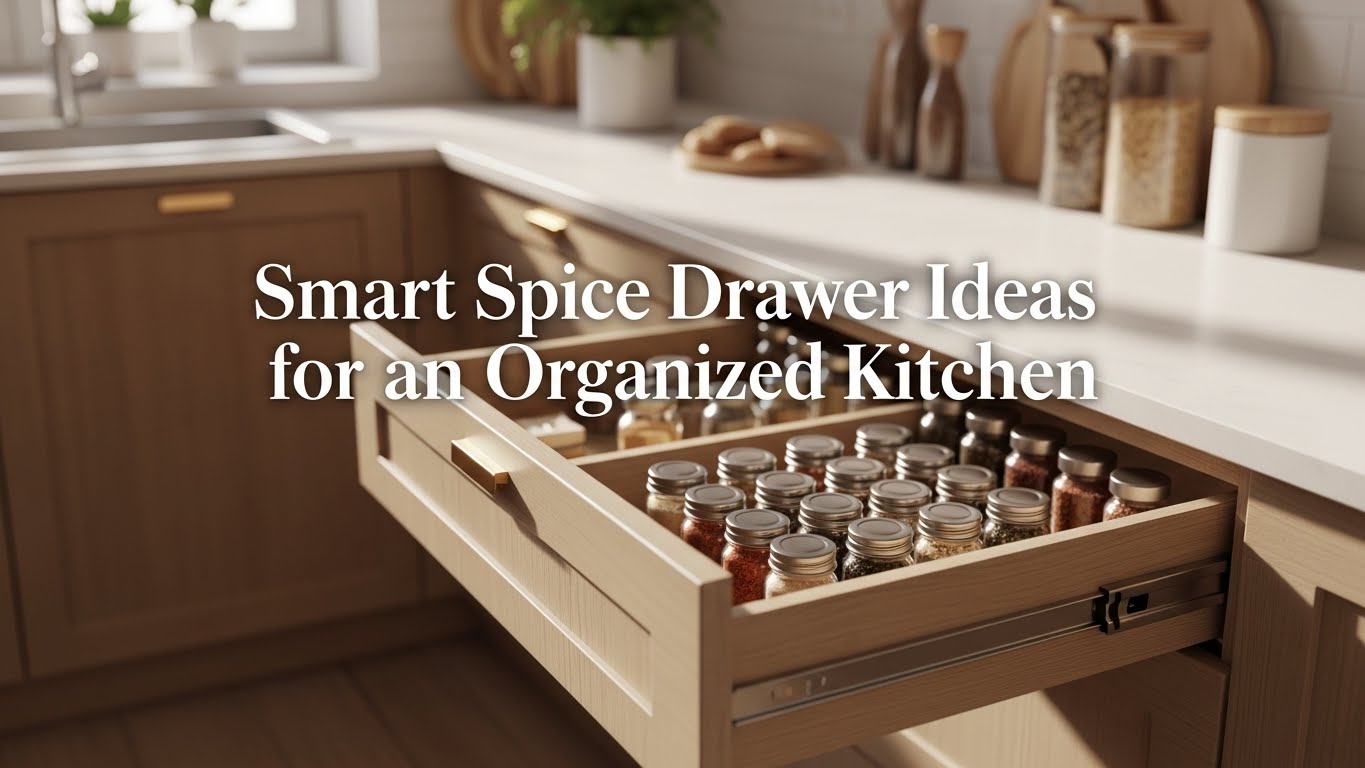 Smart Spice Drawer Ideas for an Organized Kitchen