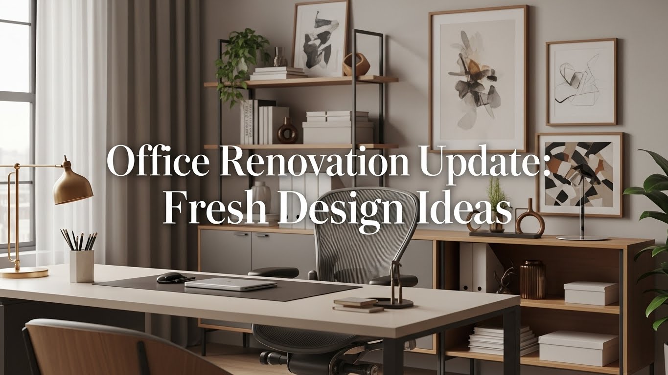 Office Renovation Update: Fresh Design Ideas