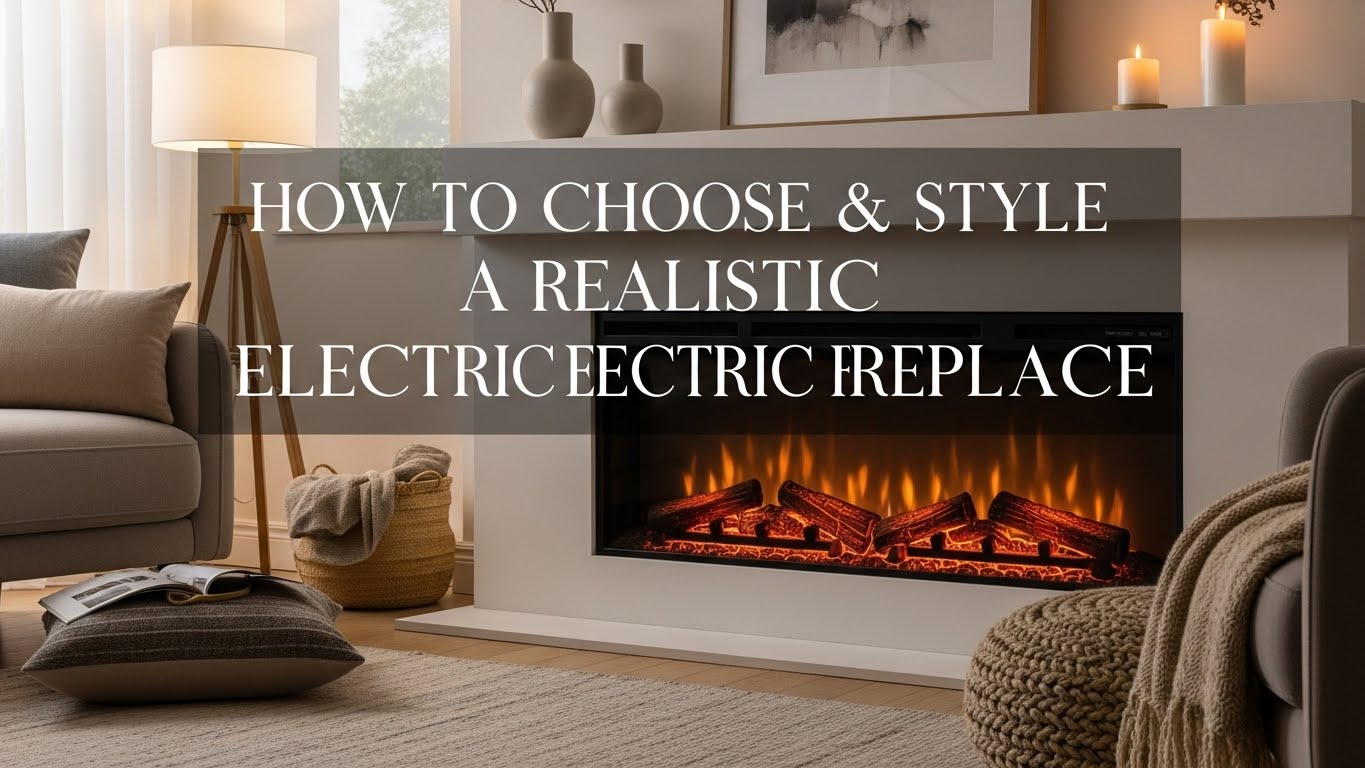 How to Choose & Style a Realistic Electric Fireplace